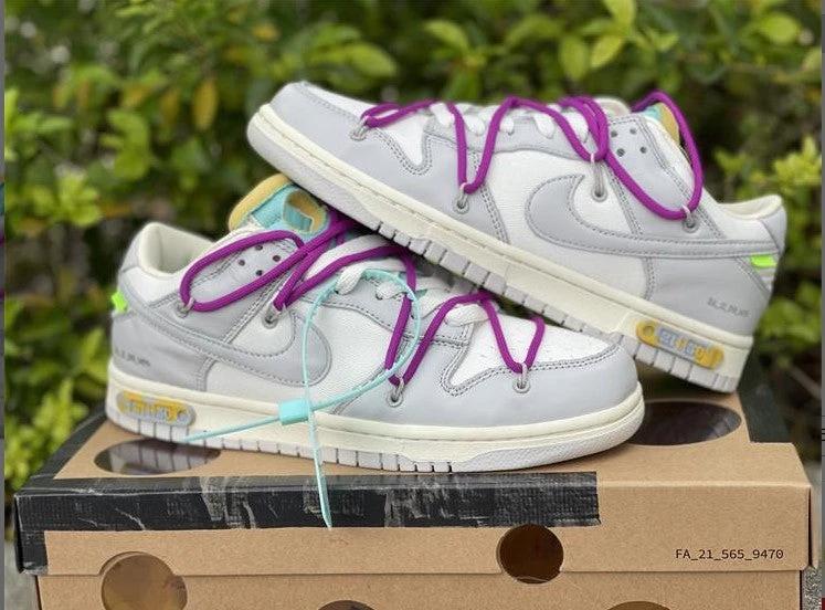 Dunk Low Off-White Lot 21 Shoes Sneakers by Air Jordan