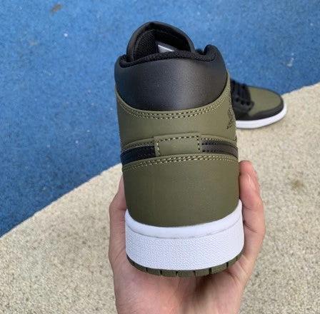 Air jordan 1 Mid Black Olive Green by Air Jordan