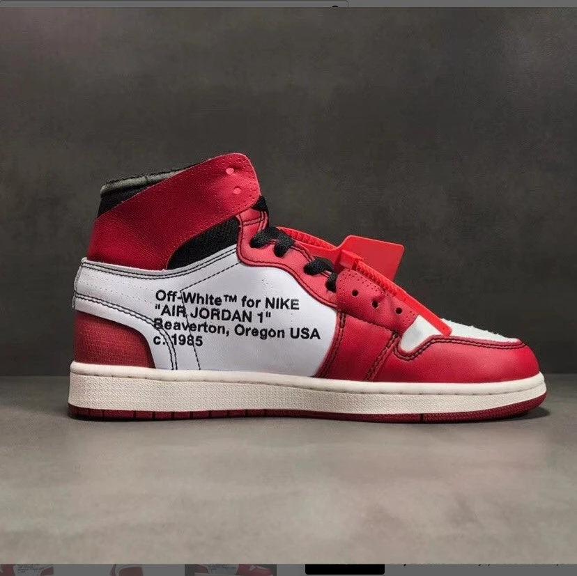 Off-White x Air Jordan 1 High Chicago Shoes Sneakers by Air Jordan