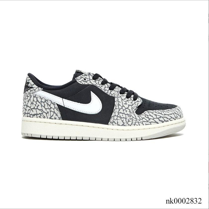 Air Jordan 1 Retro Low OG Black Cement Shoes Sneakers by Air Jordan