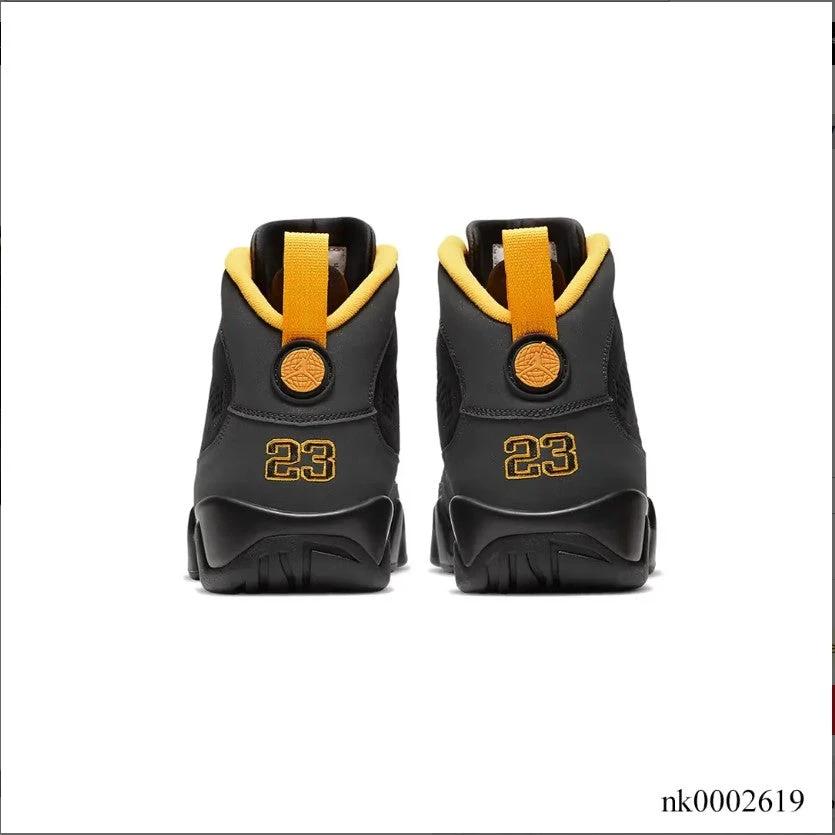Air Jordan 9 Dark Charcoal University Gold Shoes Sneakers by Air Jordan