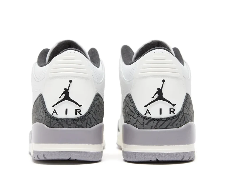 Air Jordan 3 Cement Grey Shoes Sneakers by Air Jordan