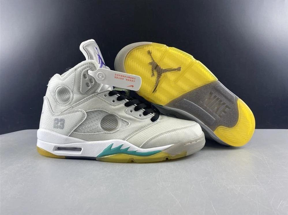 Air Jordan 5 Retro OW Grape Shoes Sneakers by Air Jordan