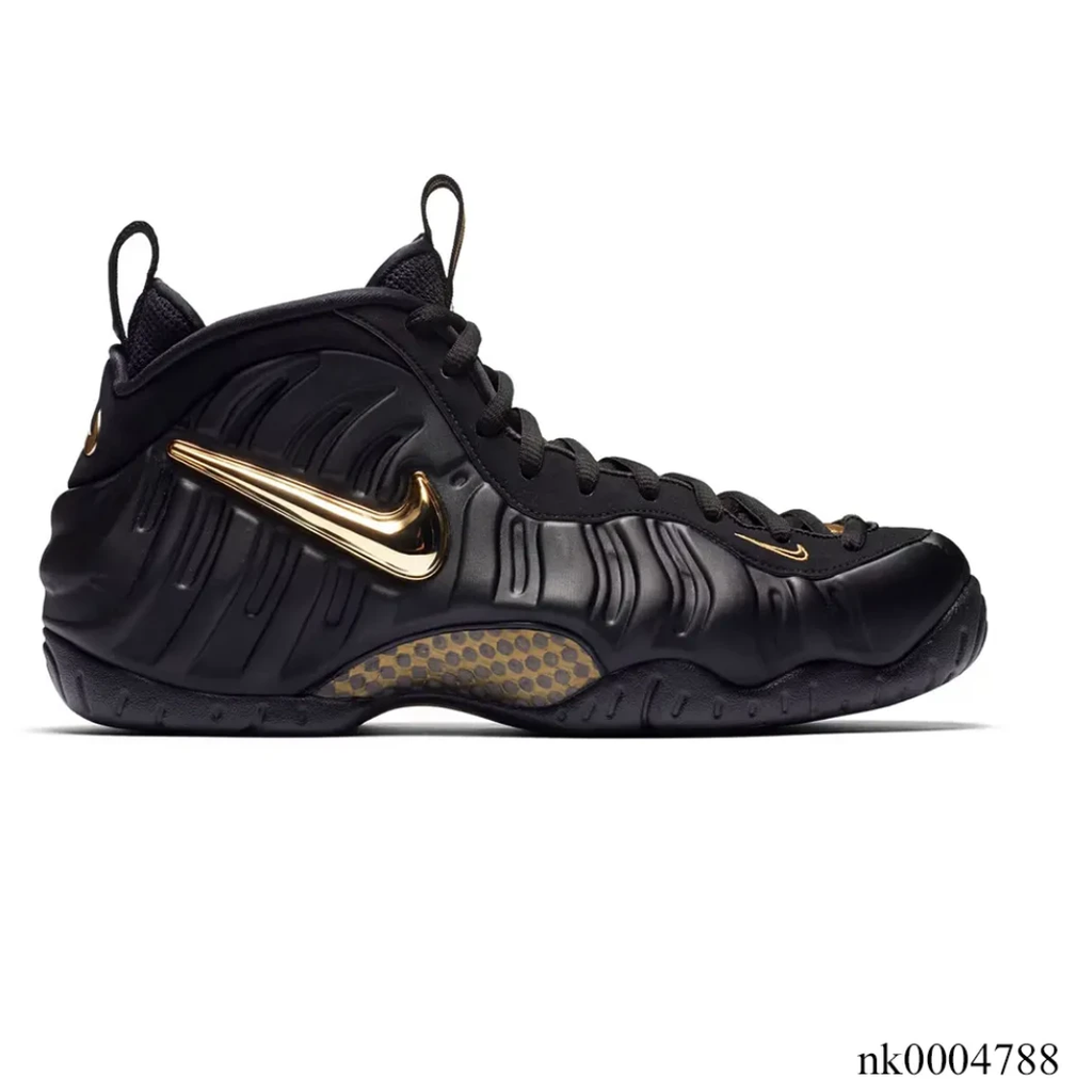 Air Foamposite Pro ‘Black Metallic Gold’ Shoes Sneakers by Air Jordan