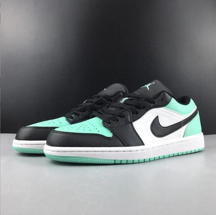 Air Jordan 1 Low Emerald Toe Shoes Sneakers by Air Jordan