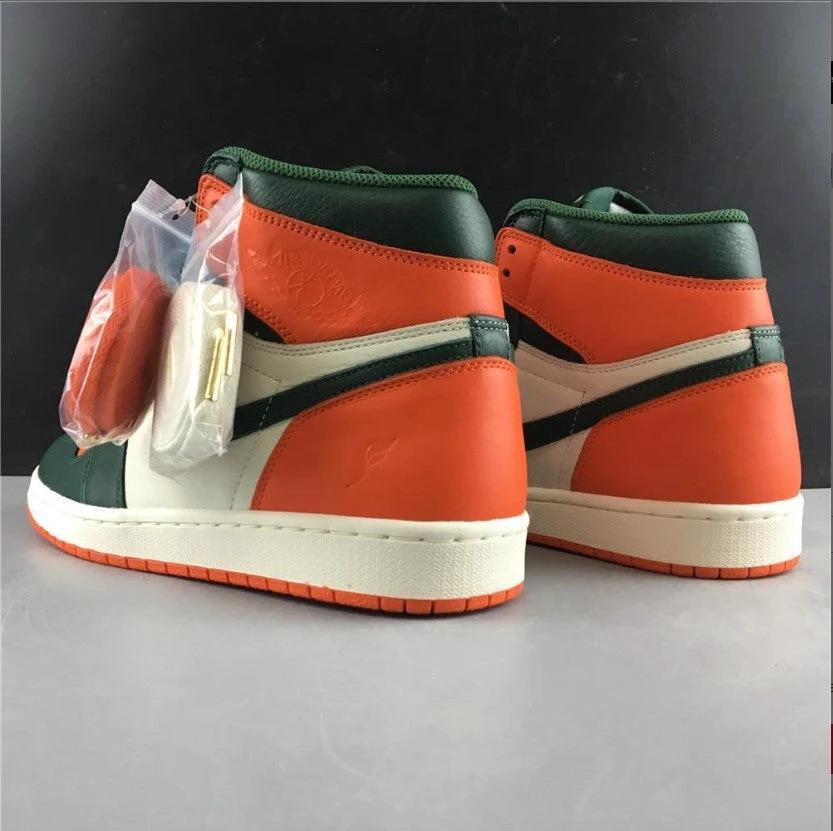 Air Jordan 1 Retro High SoleFly Art Basel Sail Shoes Sneakers by Air Jordan