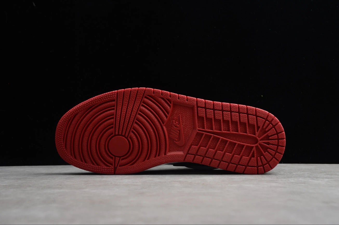 Air Jordan 1 Low Top Black Red Toe by Air Jordan