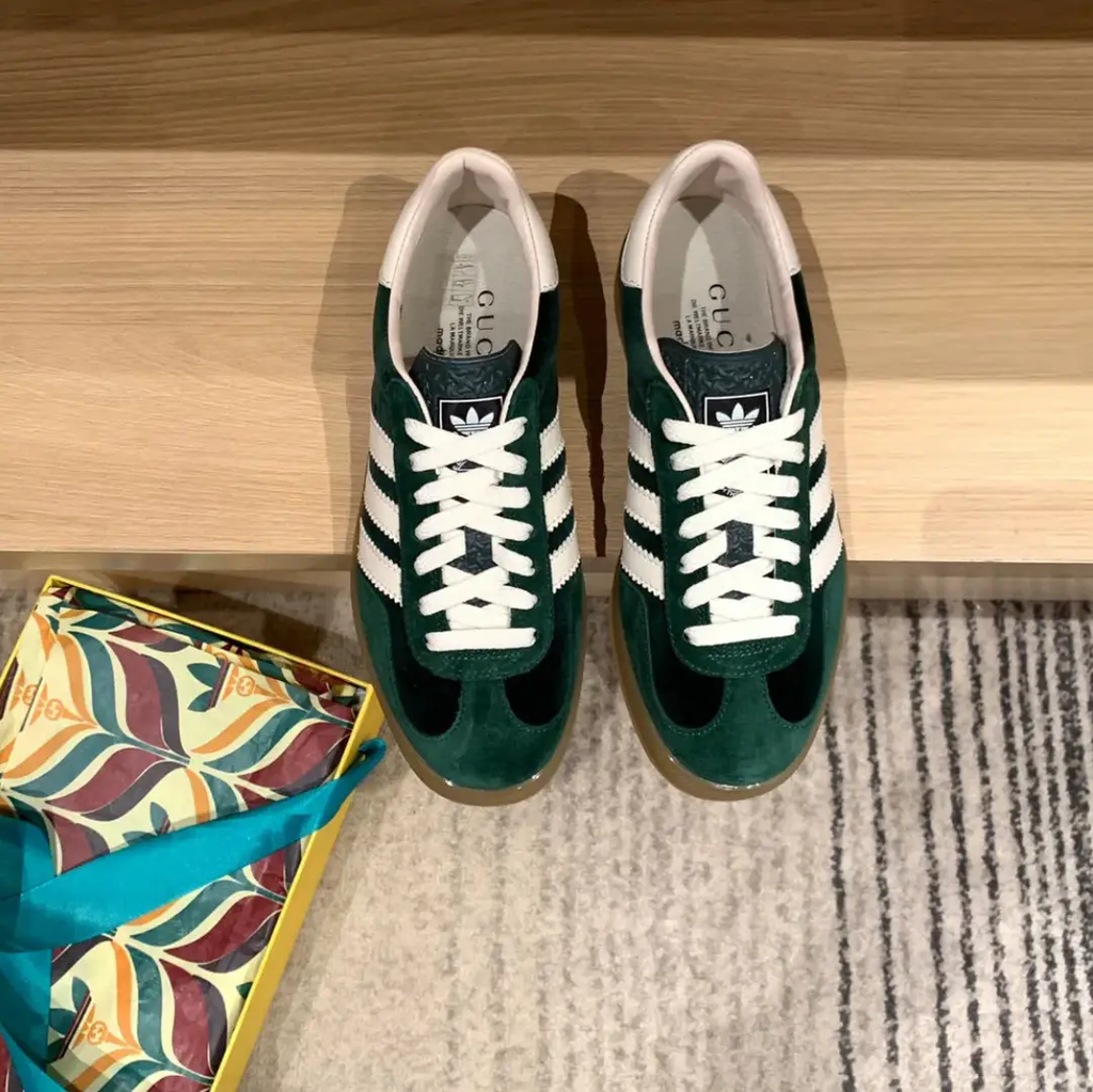 GG x AD Gazelle ‘Light Blue Silk’ Shoes Sneakers – nk0004915 by Air Jordan