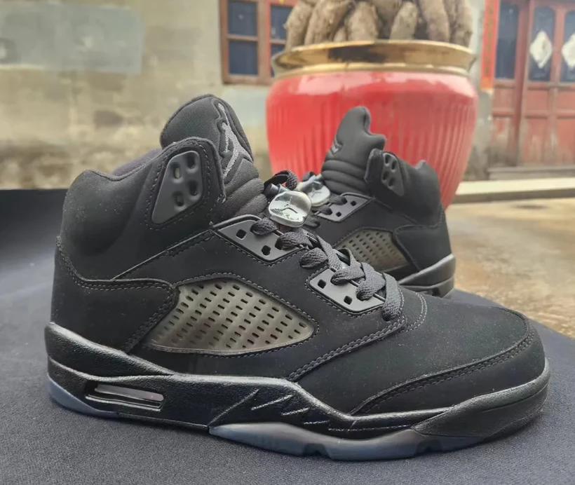 AJ 5 Black Cat Shoes Sneakers by Air Jordan