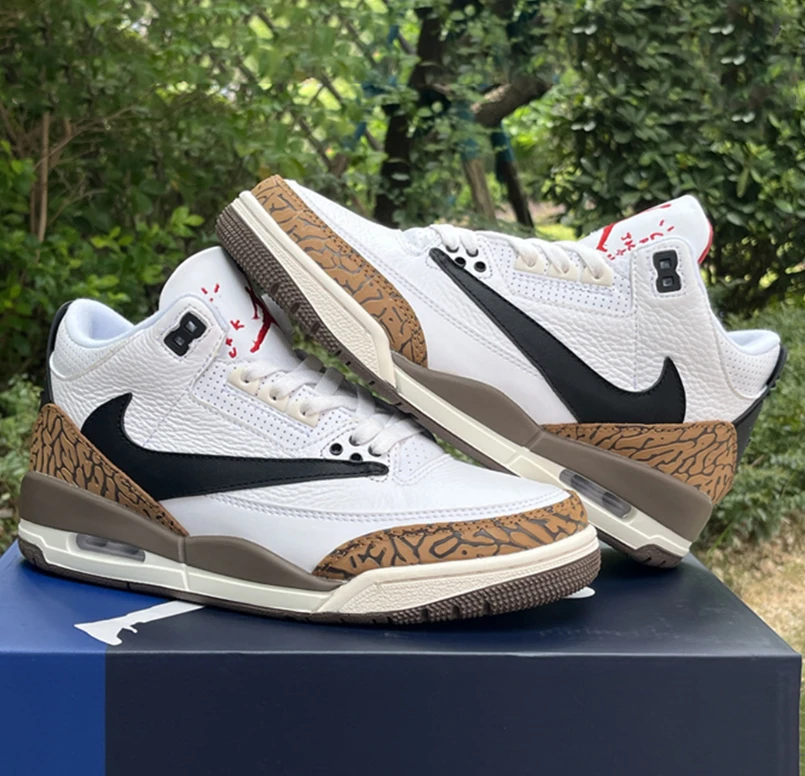 Air Jordan 3 x Travis Scott Palomino Shoes Sneakers by Air Jordan