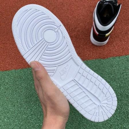 Air Jordan 1 Mid GS Black And White Mandarin by Air Jordan