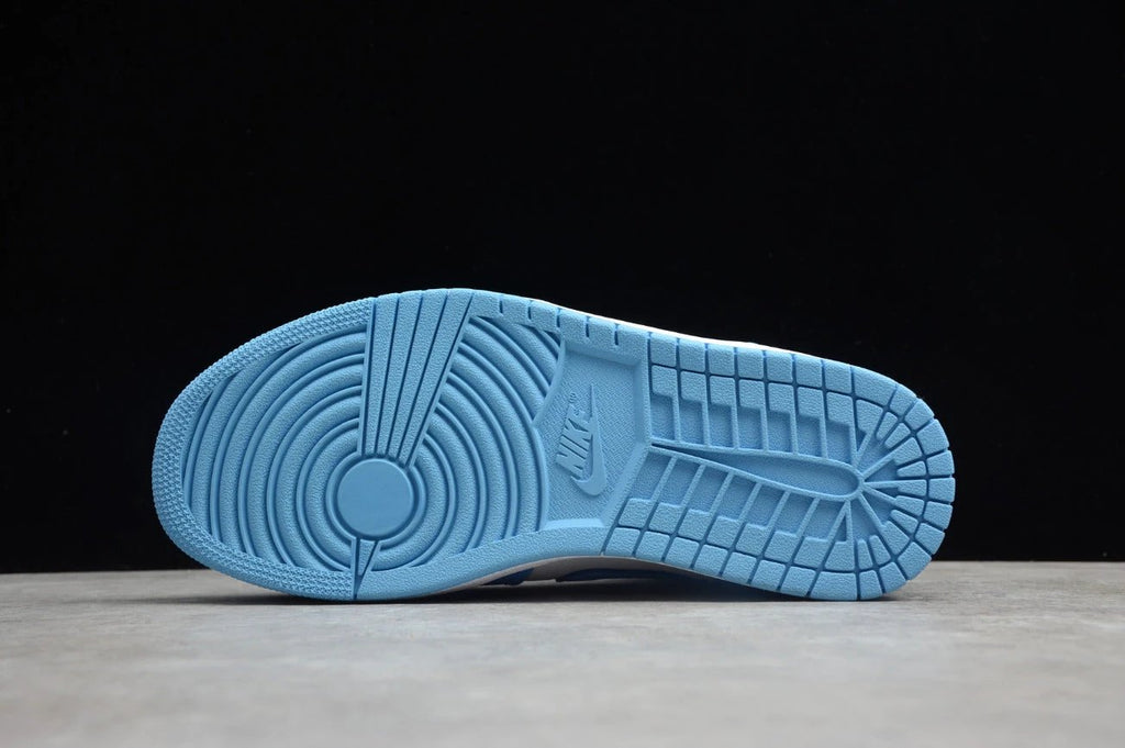 Air Jordan 1 Mid UNC University White Blue by Air Jordan
