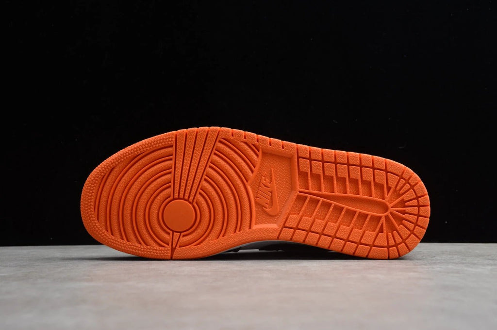 Air Jordan 1 Low Top Black Orange Buckle by Air Jordan