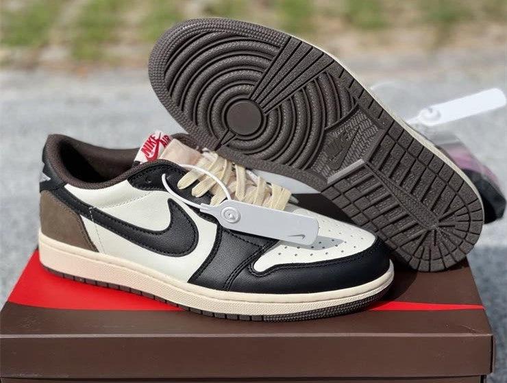 Travis Scott x Air Jordan 1 Low OG SP Dark Mocha Shoes Sneakers by Air Jordan