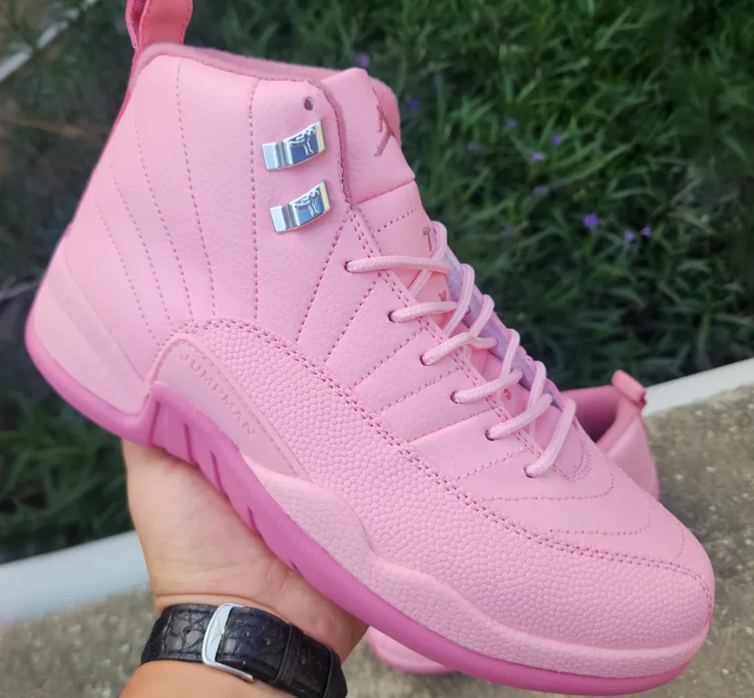 Air Jordan 12 Pearl Pink Shoes Sneakers by Air Jordan