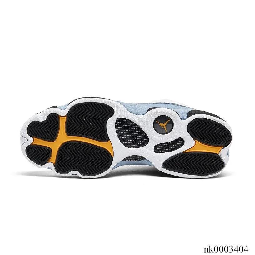 Air Jordan 13 Yellow Ochre Blue Grey Shoes Sneakers by Air Jordan