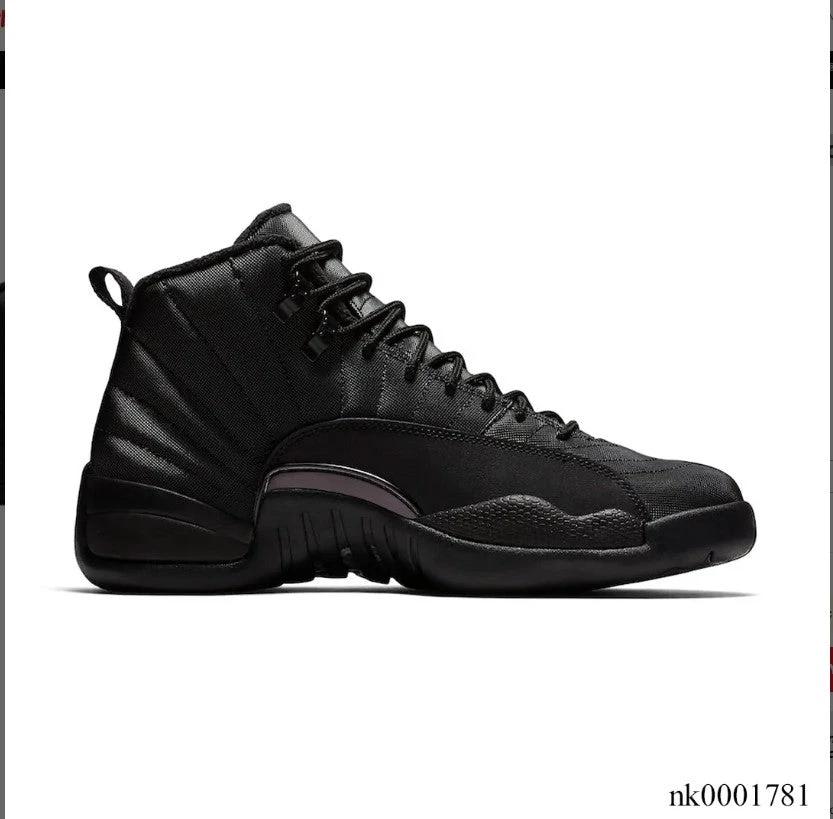 Air Jordan 12 Retro Winterized Triple Black Shoes Sneakers by Air Jordan