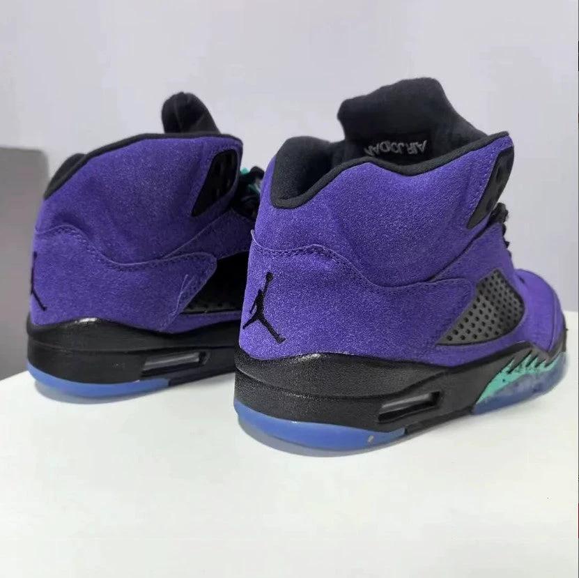 Air Jordan 5 Retro Alternate Grape Shoes Sneakers by Air Jordan