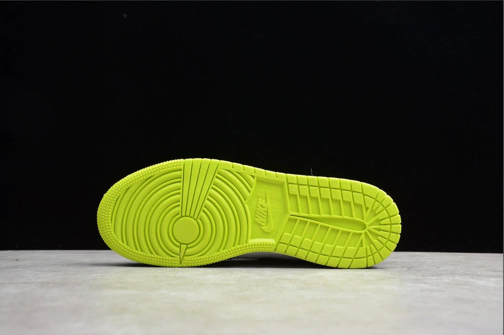 Air Jordan 1 Mid Black Cyber 'Mystic Green' by Air Jordan