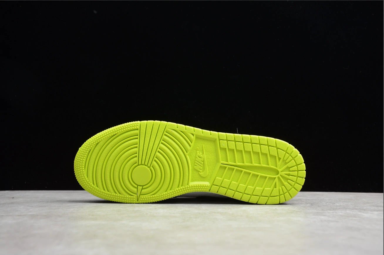 Air Jordan 1 Mid Black Cyber 'Mystic Green' by Air Jordan