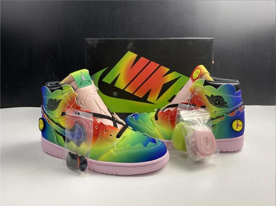 Balvin x Air Jordan 1 High OG Multi Shoes Sneakers by Air Jordan