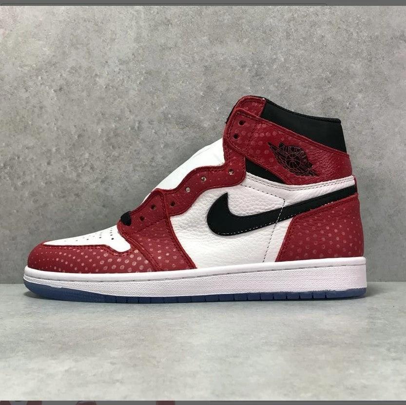 Air Jordan 1 Retro High Spider-Man Origin Story Shoes Sneakers by Air Jordan