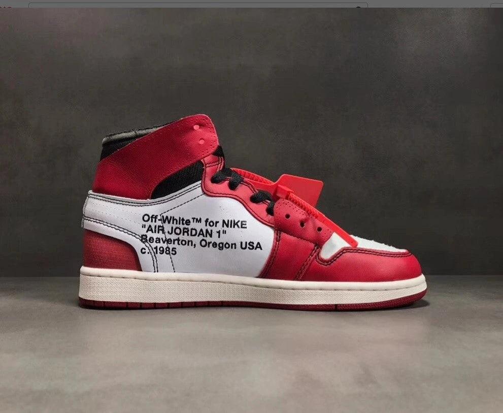 Air Jordan 1 Retro High OW Chicago Shoes Sneakers by Air Jordan