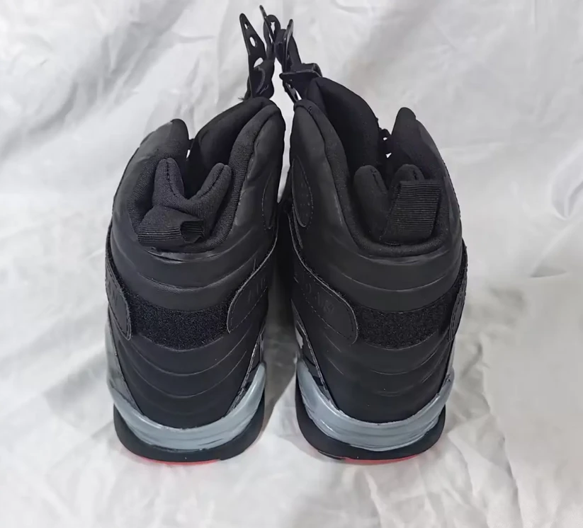 Air Jordan 8 Retro Black Cement Shoes Sneakers by Air Jordan