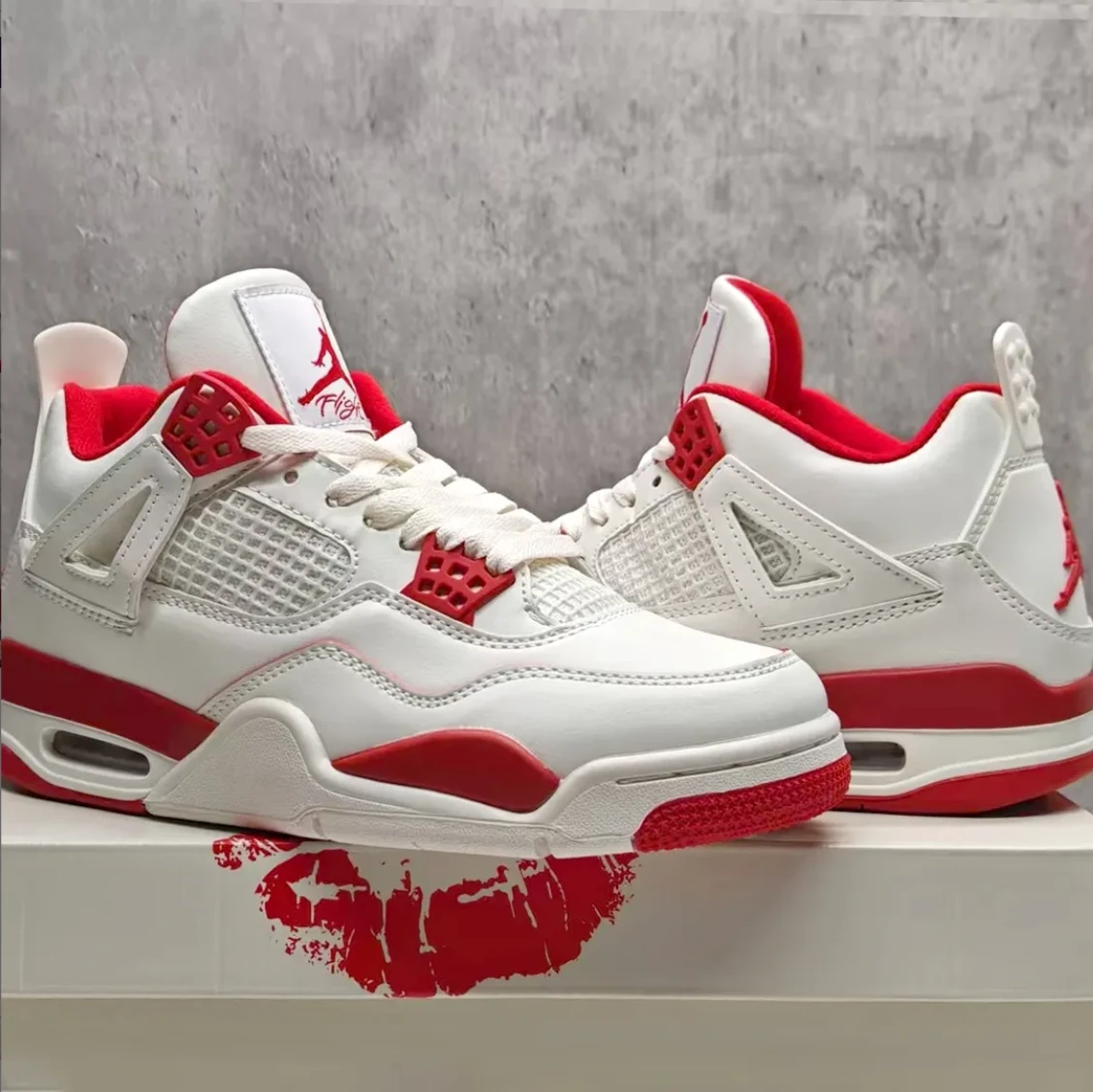 Air Jordan 4 Sierra Red Shoes Sneakers by Air Jordan