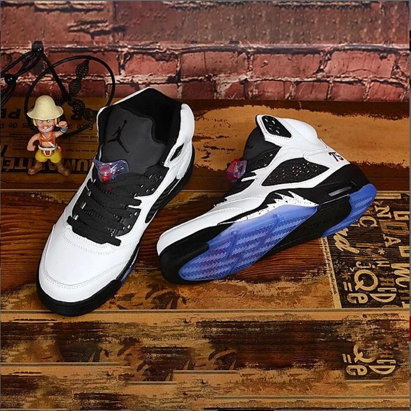 Air Jordan 5 Paris Saint Germain F&F White Shoes Sneakers by Air Jordan
