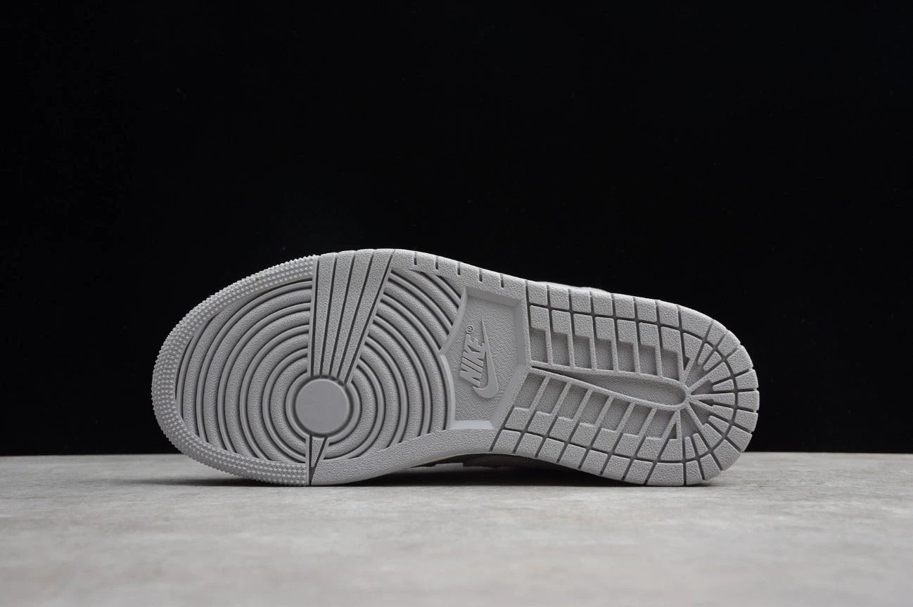 Air Jordan 1 Mid 'Grey Light Bone' by Air Jordan