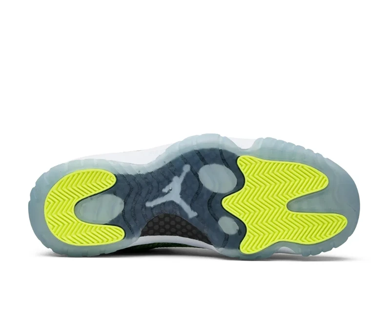 AJ 11 Low Green Snakeskin Shoes Sneakers by Air Jordan