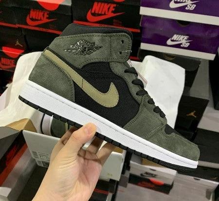 Air Jordan 1 Mid Army Green Style by Air Jordan