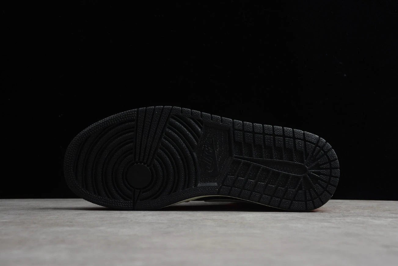Air Jordan 1 Mid Buckled Black Orange by Air Jordan