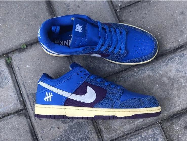 Dunk Low Undefeated 5 On It Dunk vs. AF1 Shoes Sneakers by Air Jordan