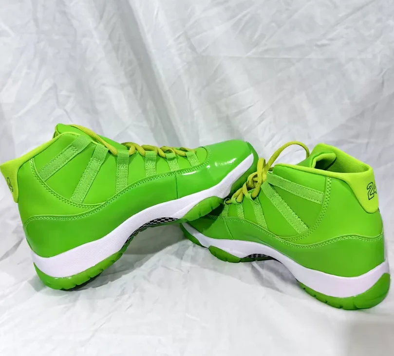 Air Jordan 11 Green Neon Shoes Sneaker by Air Jordan