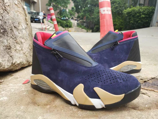 Air Jordan 14 Jumpman Z Dark Blue Champagne by Air Jordan