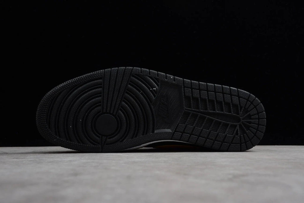 Air Jordan 1 Mid Black University Gold by Air Jordan