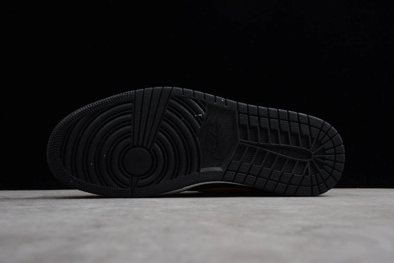 Air Jordan 1 Mid Black University Gold by Air Jordan