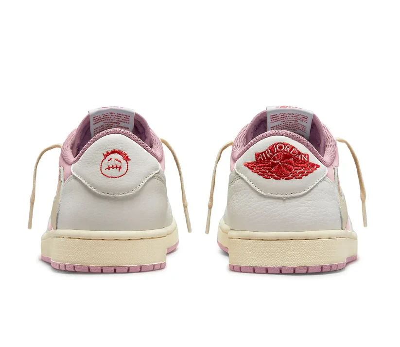 Travis Scott x Air Jordan 1 Low OG Shy Pink Shoes Sneakers by Air Jordan