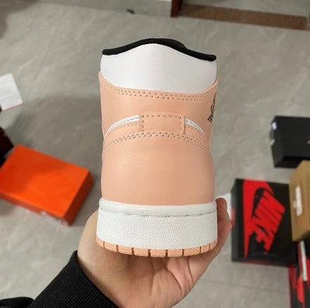 Air Jordan 1 Mid Crimson Tint Toe Cherry Blossom Pink by Air Jordan