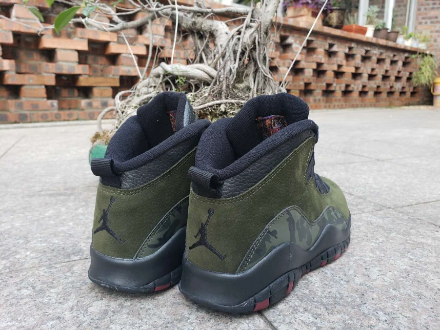 Air Jordan 10 Army Green Camouflage by Air Jordan
