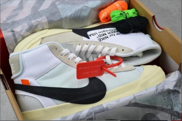 Blazer Mid OFF-WHITE Shoes Sneakers by Air Jordan