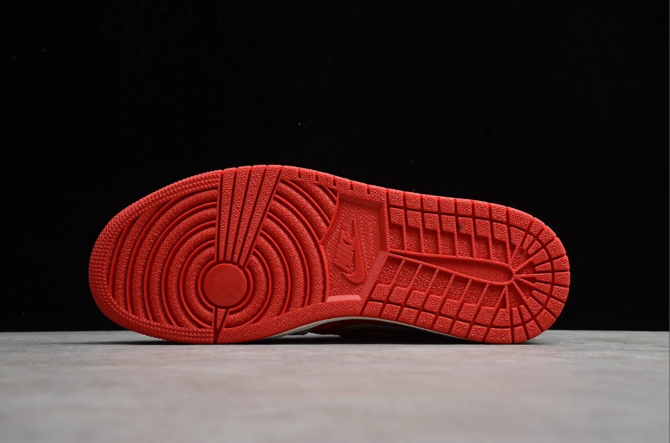 Air Jordan 1 Low White Red Poker by Air Jordan