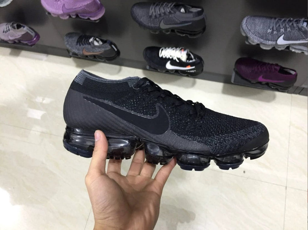 Air VaporMax Flyknit Black Dark Grey Shoes Sneakers by Air Jordan