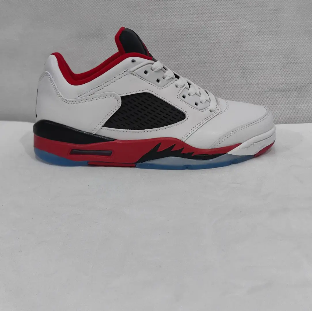Air Jordan 5 Retro Low Fire Red Shoes Sneakers by Air Jordan