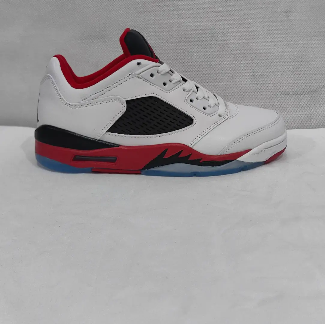 Air Jordan 5 Retro Low Fire Red Shoes Sneakers by Air Jordan
