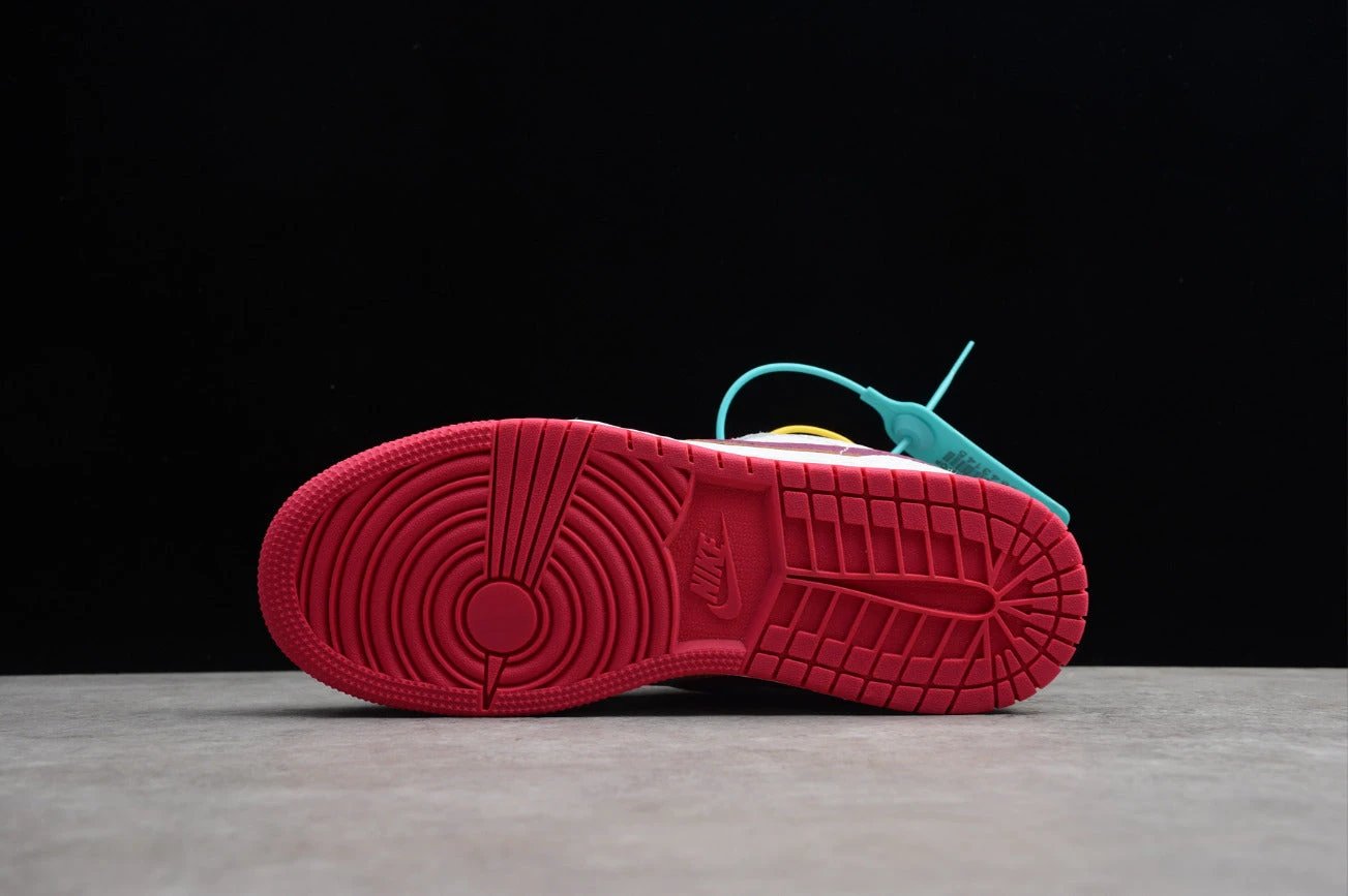 Air Jordan 1 Low Top White Pink Valentine's Day by Air Jordan