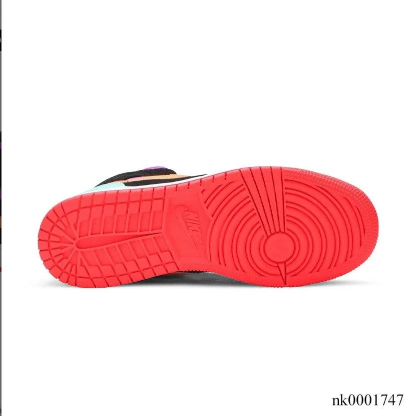 Air Jordan 1 Mid Multi-Color Shoes Sneakers by Air Jordan