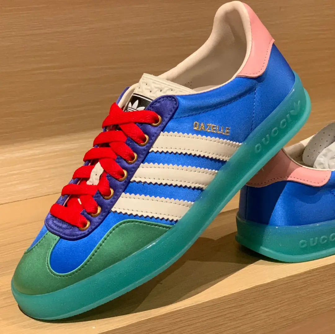 GG x AD Gazelle ‘Light Blue Silk’ Shoes Sneakers by Air Jordan
